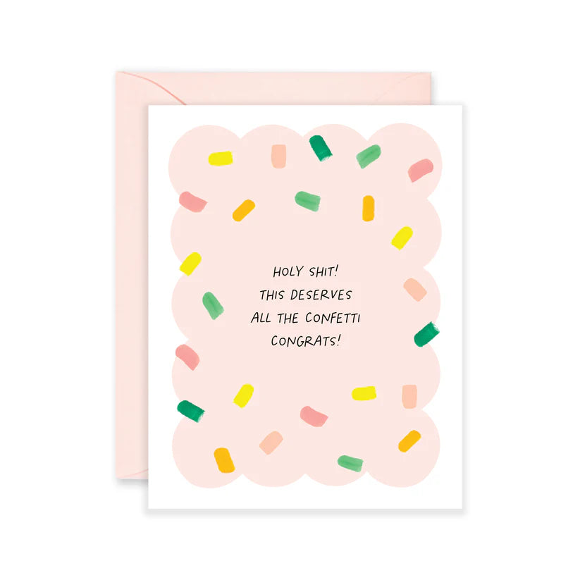 Confetti Congratulations Card