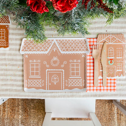 Gingerbread House Plates