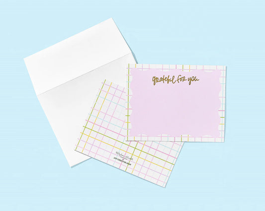 Grateful For You Notecards