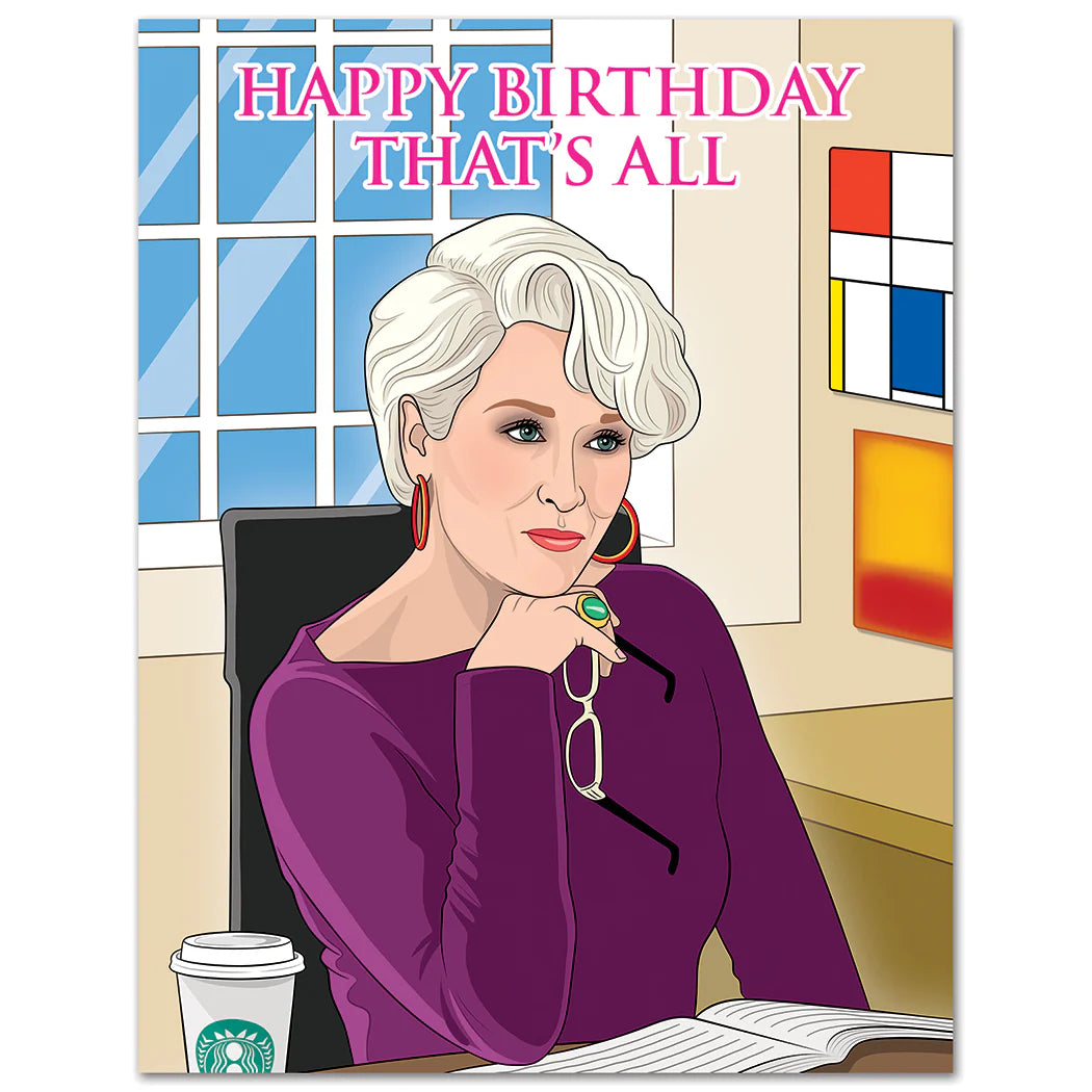 Happy Birthday... That's All Card