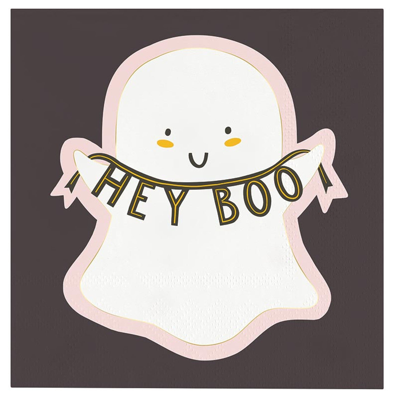 Hey Boo Halloween Napkin