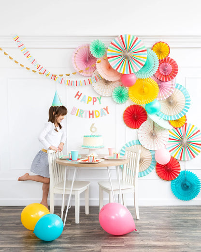 Colorful Happy Birthday Banner