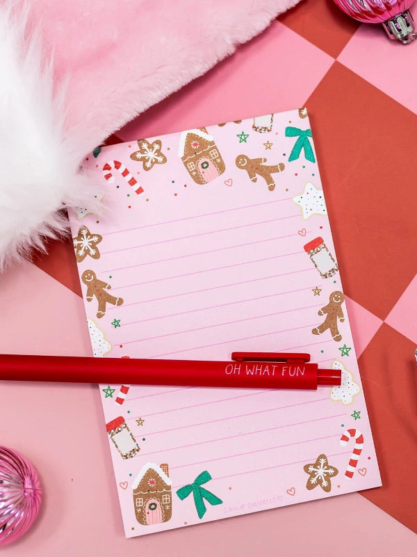 Holiday Cookies Notepad
