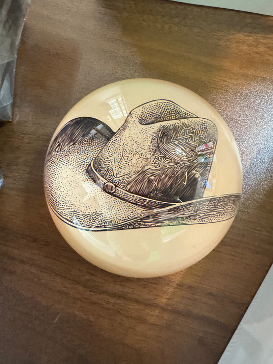 Cowboy Hat Paperweight