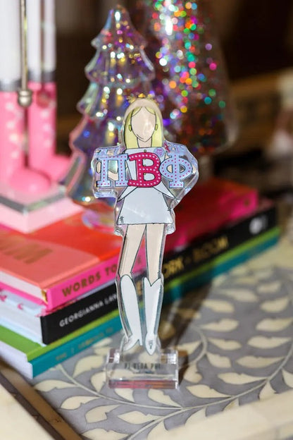 Pi Beta Phi Acrylic Shelfie