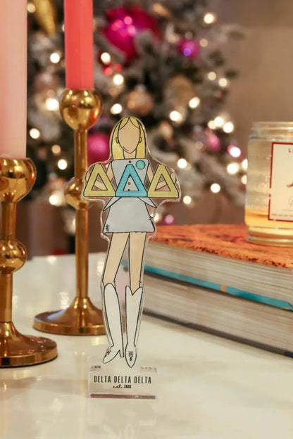 Tri Delta Acrylic Shelfie