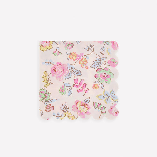 Pink Chintz Small Napkins
