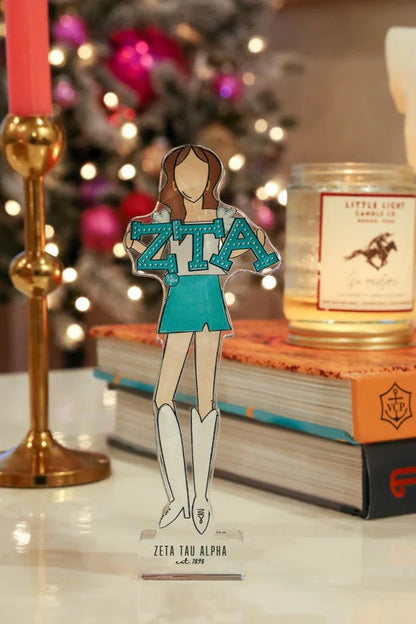Zeta Tau Alpha Acrylic Shelfie
