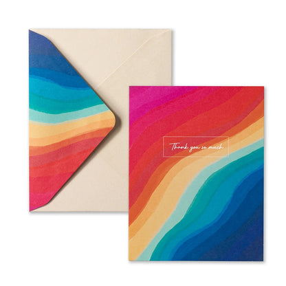 Rippling Rainbows Thank You Card Set