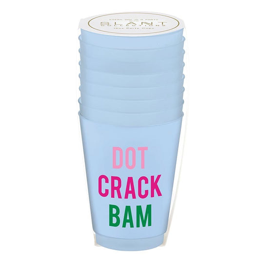 Dot Crack Bam Frosted Cups