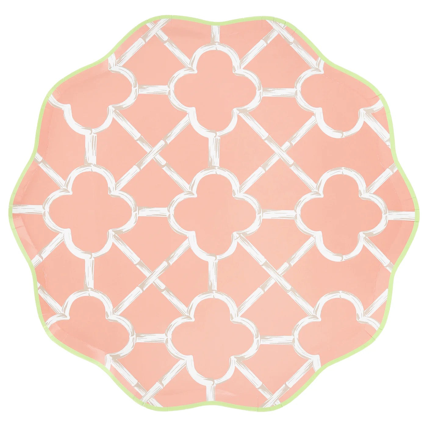 Bamboo Pattern Dinner Plates