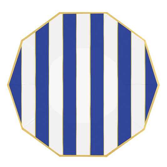 Blue Stripes Plate