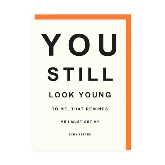 Eye Test Birthday Card