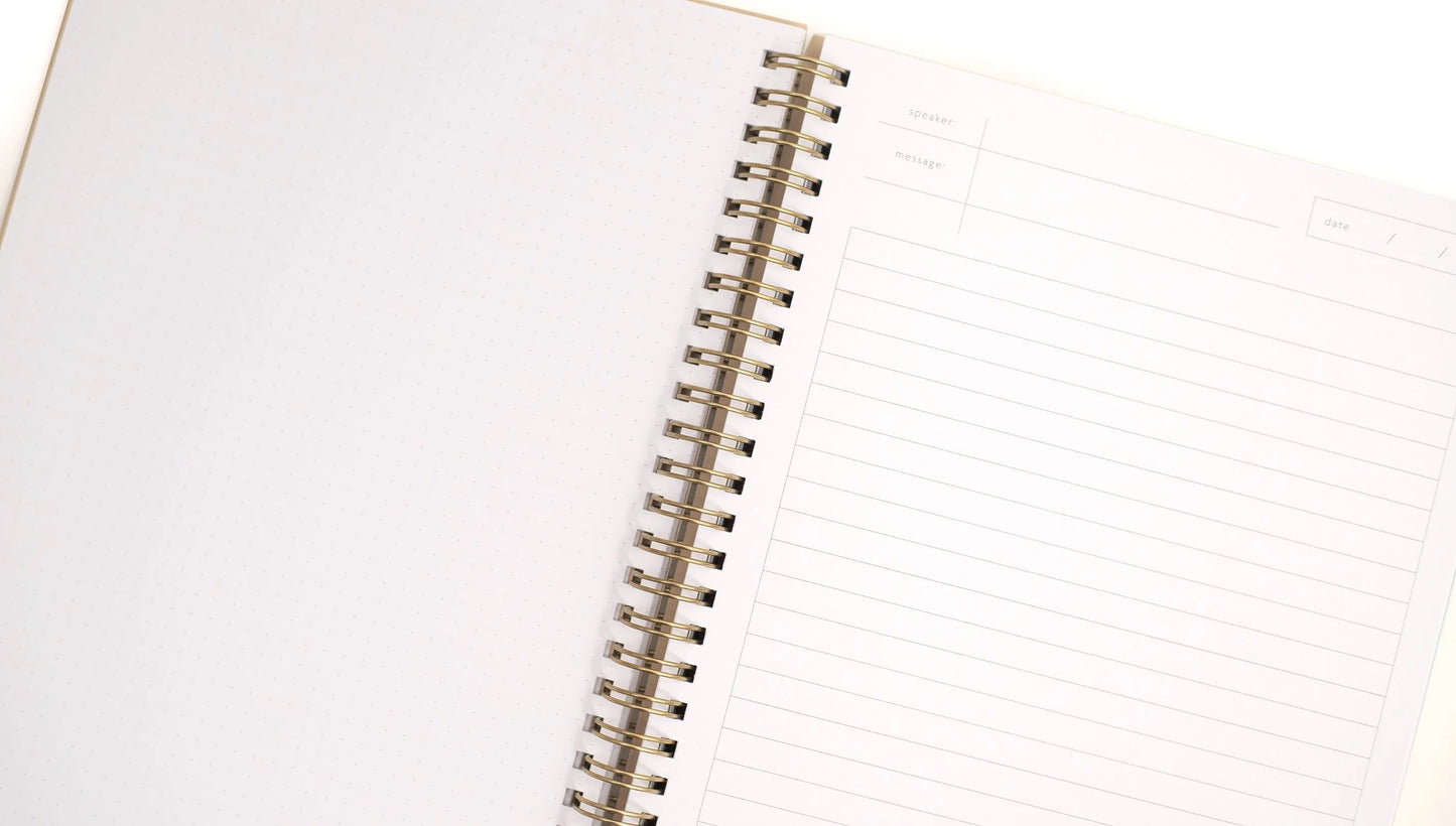 Dove Grey Church Notes Notebook