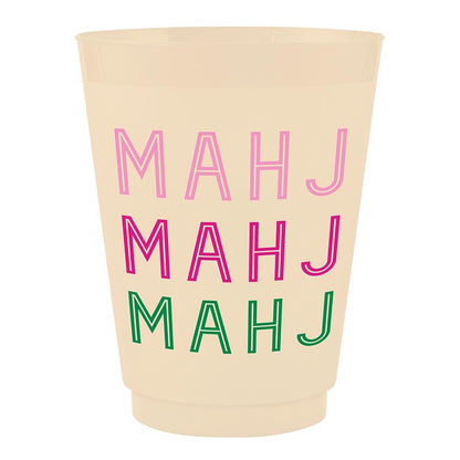 Mahj Frosted Cups