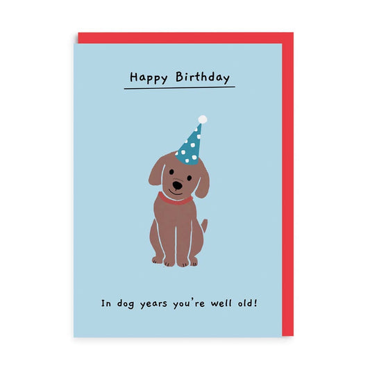 Dog Years Birthday Card