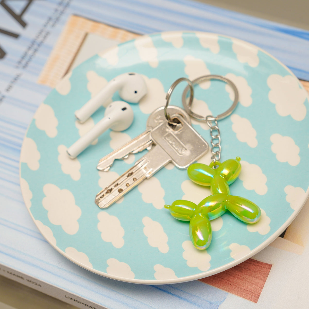 Balloon Dog Keychain