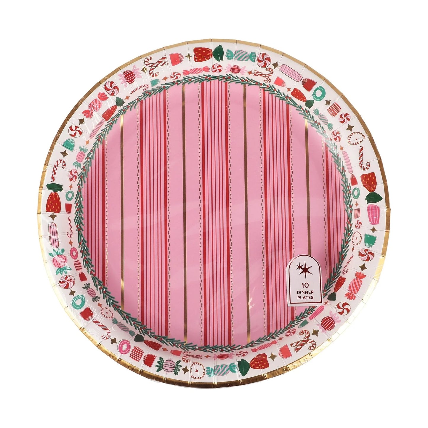 Peppermint Party Dinner Plate