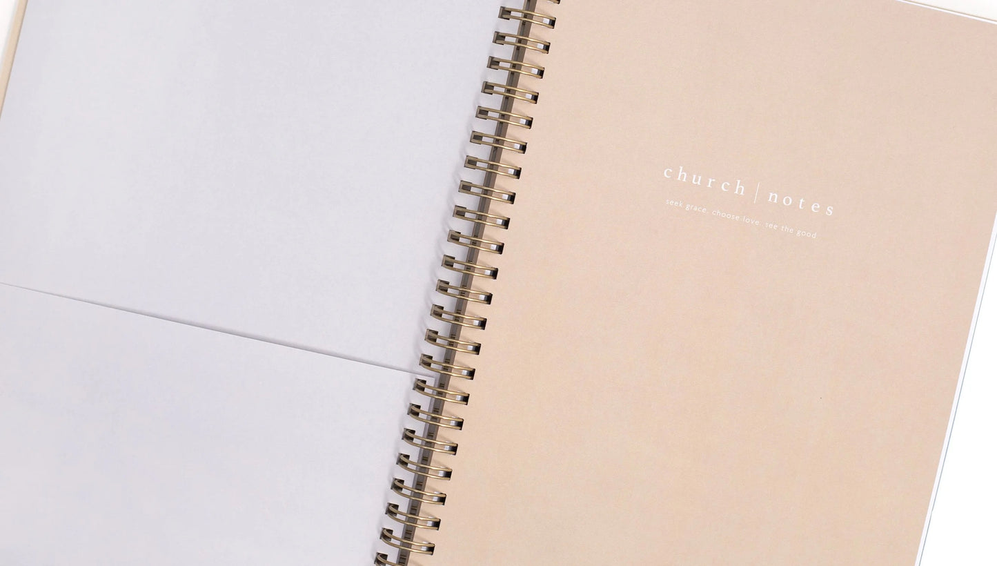 Dove Grey Church Notes Notebook