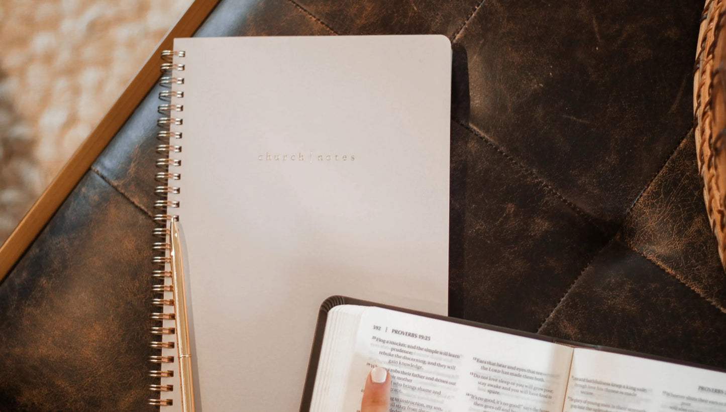 Dove Grey Church Notes Notebook