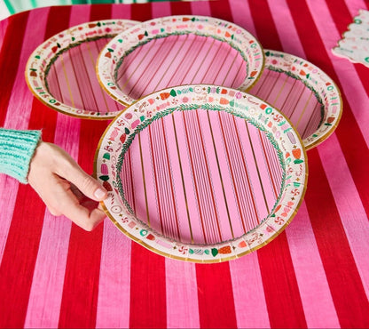 Peppermint Party Dinner Plate