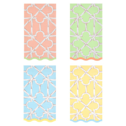 Bamboo Pattern Guest Towels