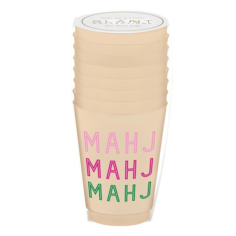 Mahj Frosted Cups