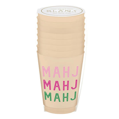 Mahj Frosted Cups