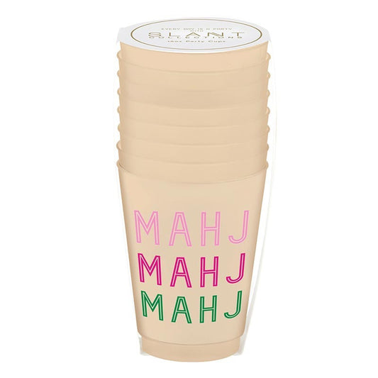 Mahj Frosted Cups