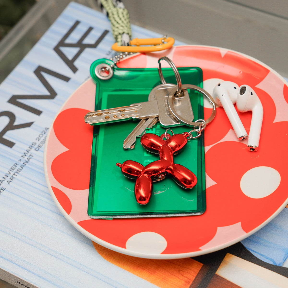 Balloon Dog Keychain