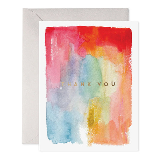 Colorful Thanks Card