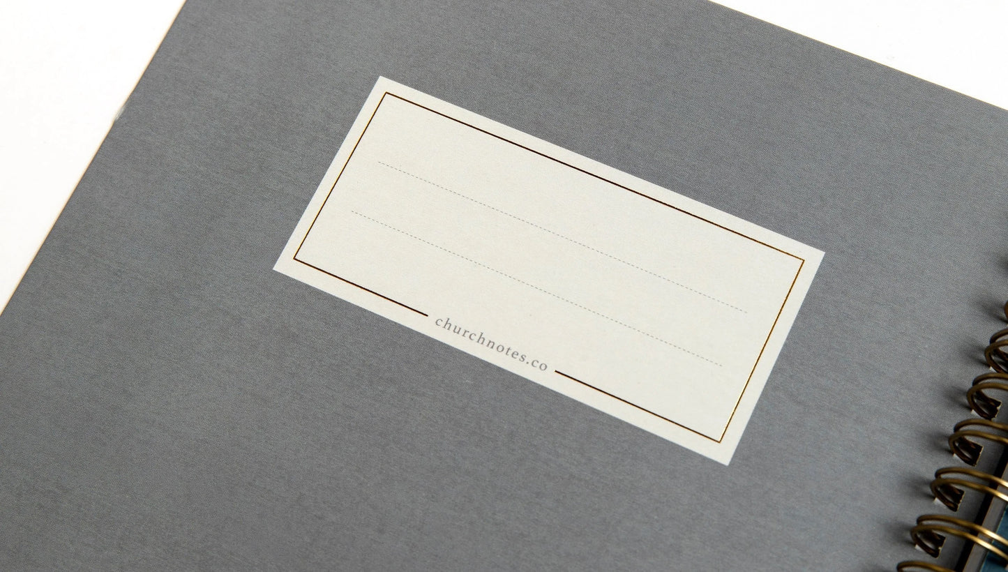 Navy Church Notes Notebook