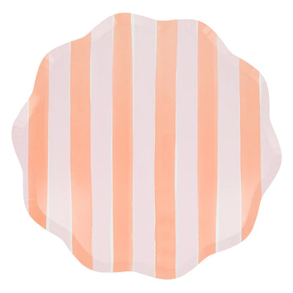 Pastel Stripe Dinner Plates