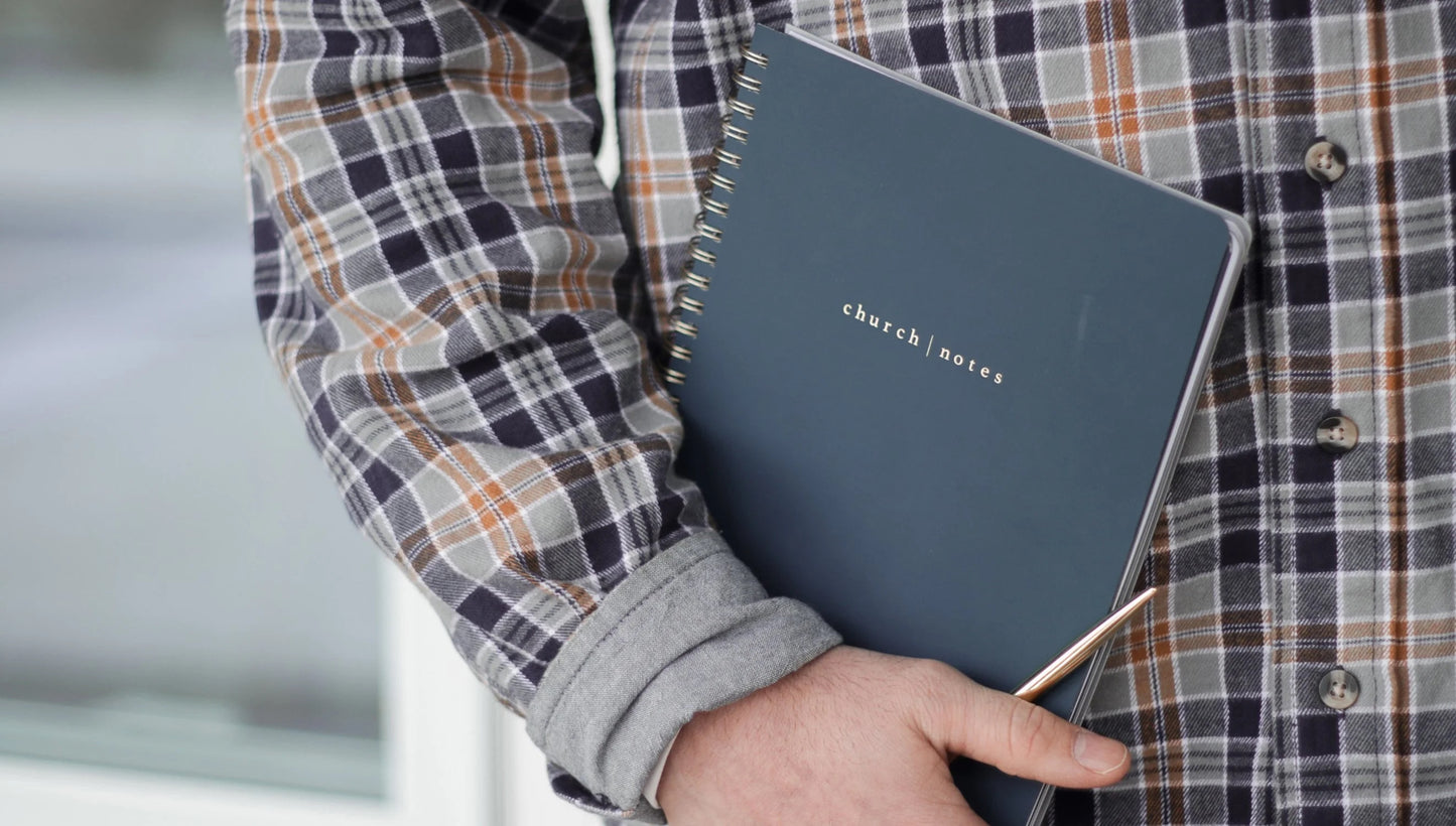 Navy Church Notes Notebook