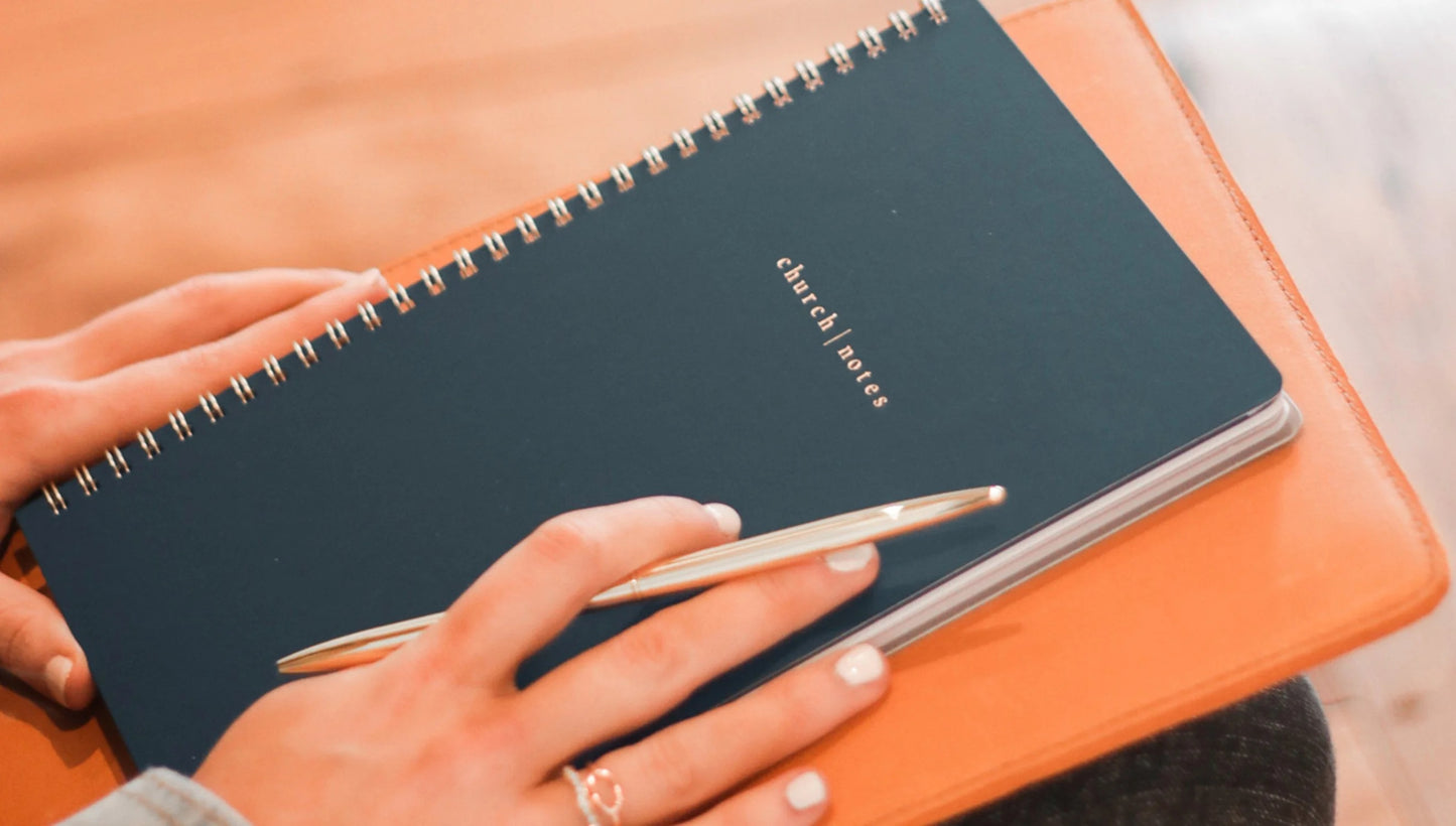 Navy Church Notes Notebook