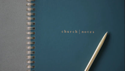 Navy Church Notes Notebook