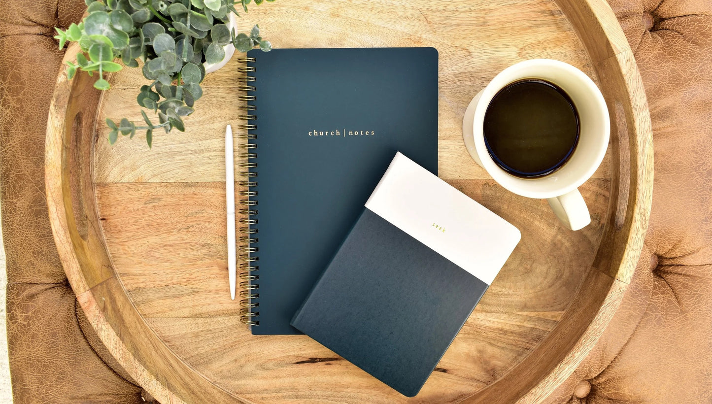 Navy Church Notes Notebook