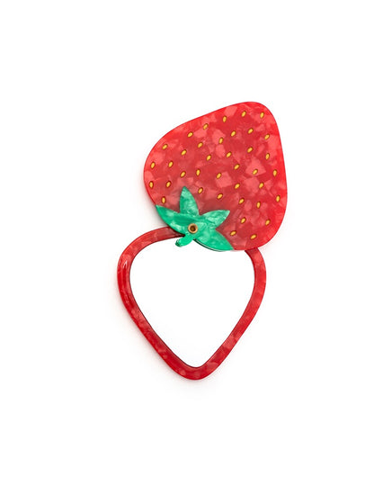 Strawberry Compact Mirror