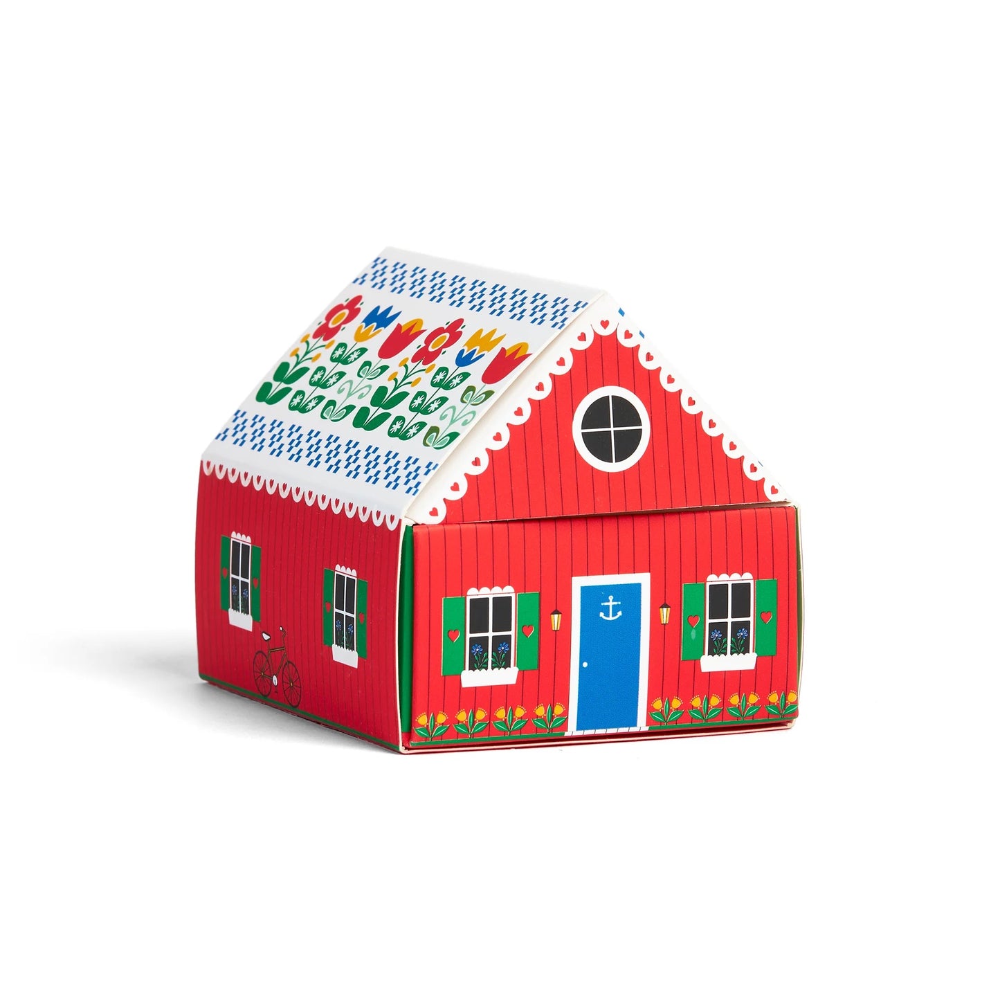 Tiny Red Cottage Matchbox