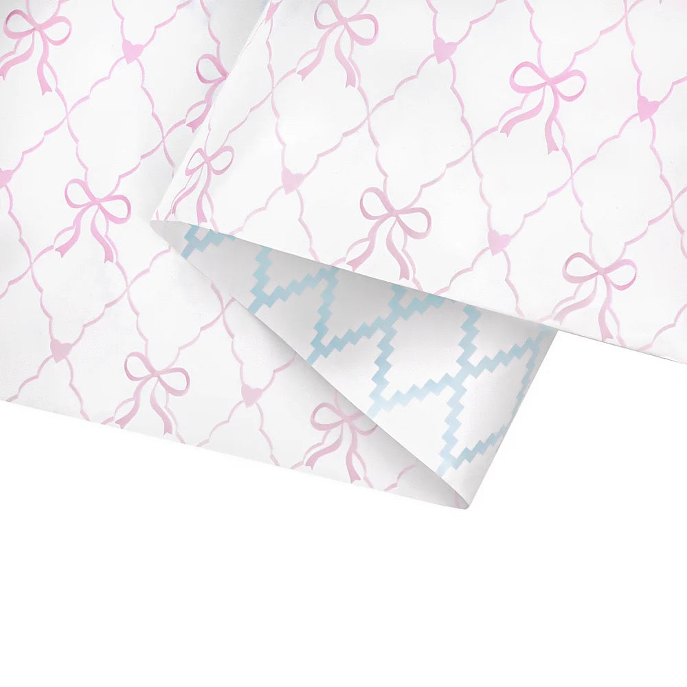 Reversible Pink & Blue Wrapping Paper