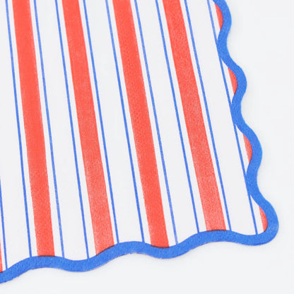 Nautical Striped Large Napkins