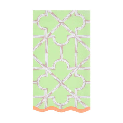 Bamboo Pattern Guest Towels