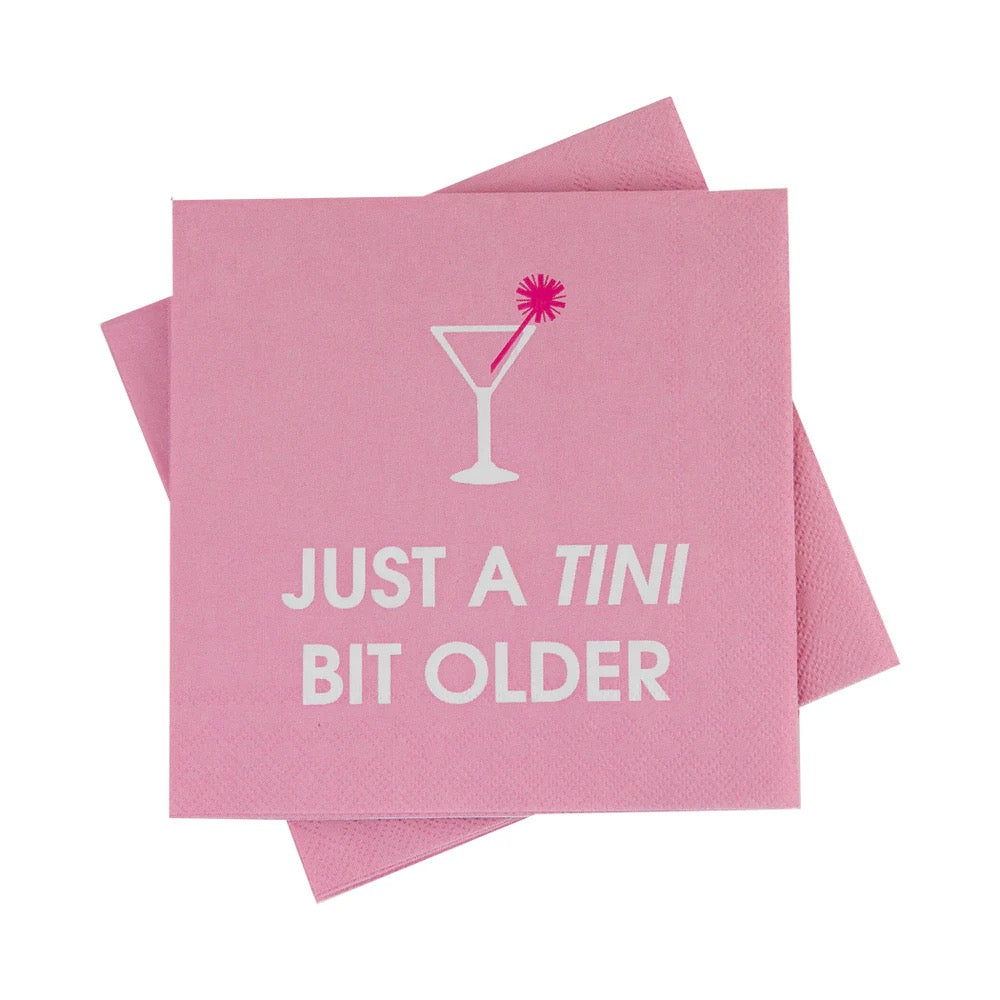 A Tini Bit Older Cocktail Napkins