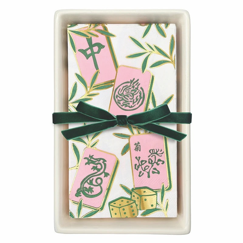Mahjong Guest Towel Set