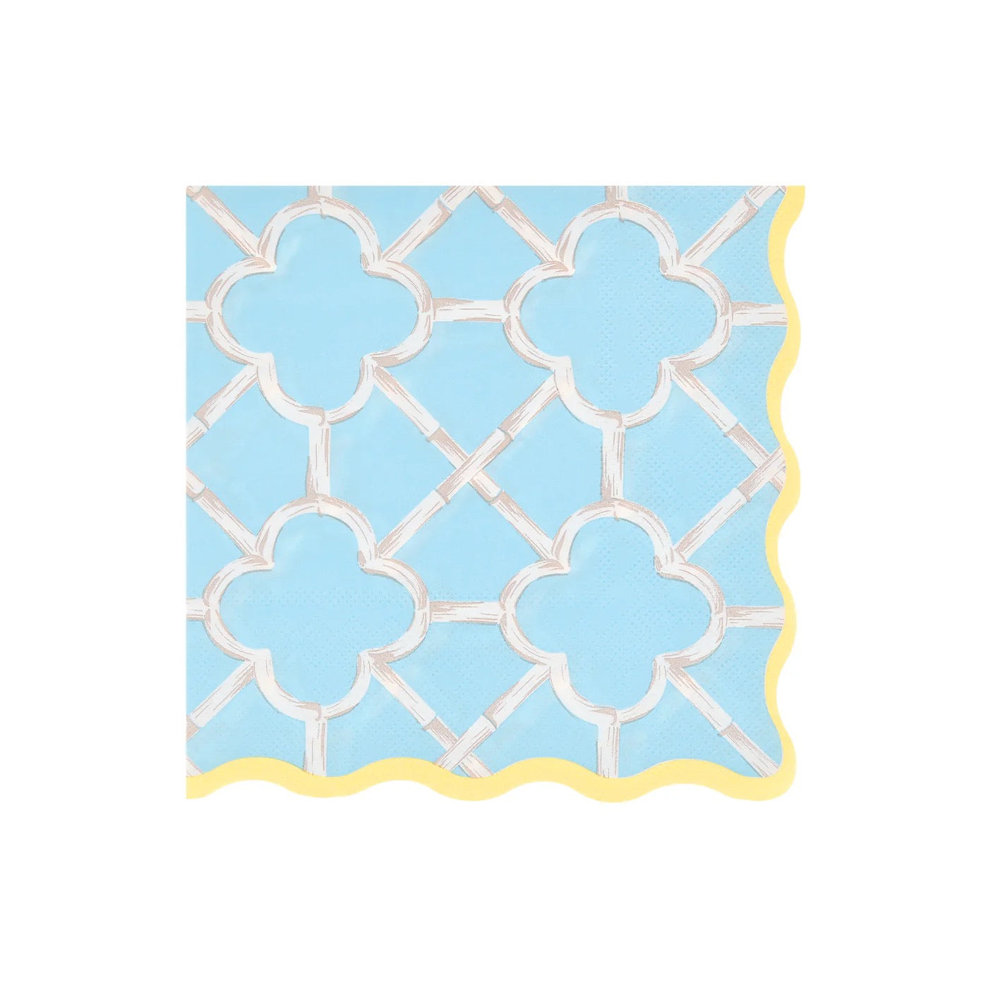 Bamboo Pattern Cocktail Napkins