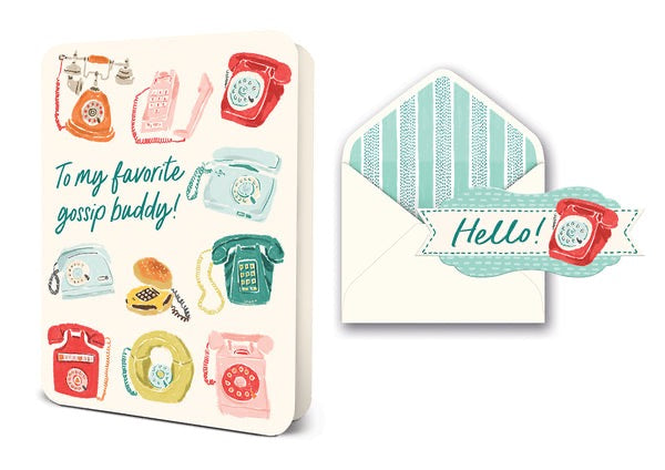 Fave Gossip Buddy Card