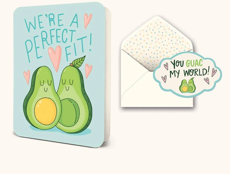 Perfect Fit Avocado Card