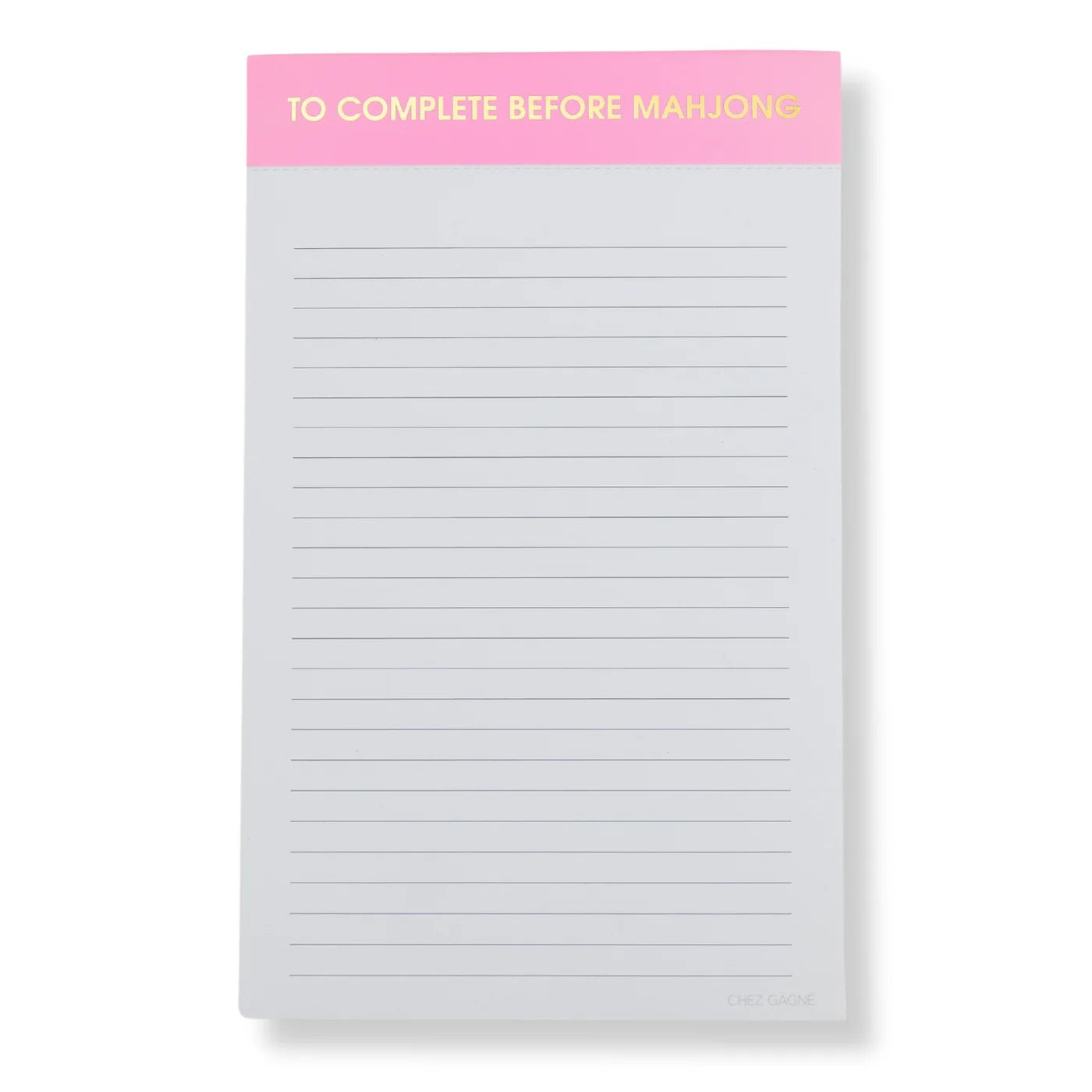 To Complete Before Mahjong Notepad