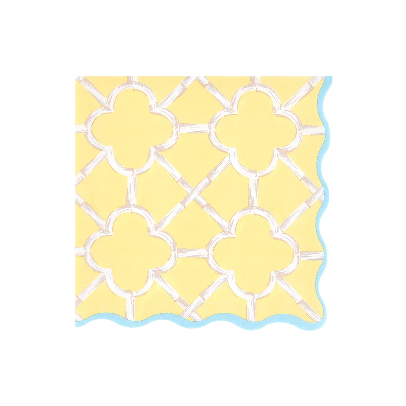 Bamboo Pattern Cocktail Napkins