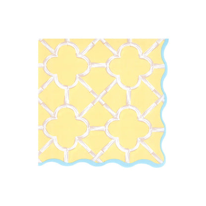 Bamboo Pattern Cocktail Napkins